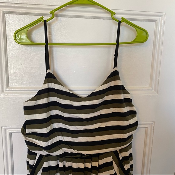 Anthropologie Addison Story Striped Maxi Dress M - Picture 3 of 9